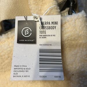 SHERPA MINI CROSSBODY TOTE